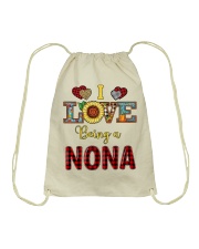 I Love Being A Nona Drawstring Bag tile