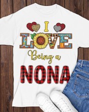 I Love Being A Nona Classic T-Shirt apparel-classic-tshirt-lifestyle-front-158