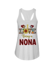 I Love Being A Nona Ladies Flowy Tank tile