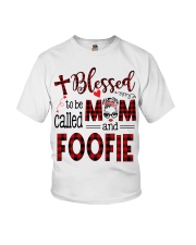 Blessed To Be Called Mom And Foofie Youth T-Shirt tile