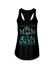 I Have Two Titles Mom And Grumzy Ladies Flowy Tank tile