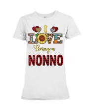 I Love Being A Nonno Premium Fit Ladies Tee tile