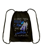 I Have Two Titles Mom And Lola Drawstring Bag tile