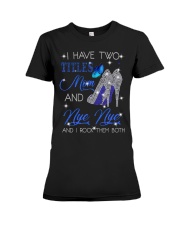 I Have Two Titles Mom And Nye Nye Premium Fit Ladies Tee tile