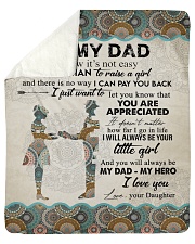 To My Dad - Daughter Sherpa Fleece Blanket - 50" x 60" thumbnail