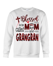 Blessed To Be Called Mom And Grangran Crewneck Sweatshirt tile