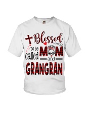 Blessed To Be Called Mom And Grangran Youth T-Shirt tile