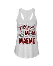Blessed To Be Called Mom And Maeme Ladies Flowy Tank tile