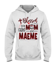 Blessed To Be Called Mom And Maeme Hooded Sweatshirt tile