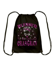Blessed To Be Called Grangran Drawstring Bag tile