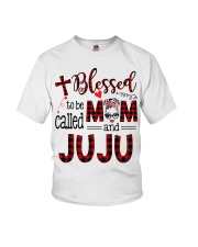 Blessed To Be Called Mom And Juju Youth T-Shirt tile