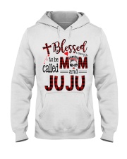 Blessed To Be Called Mom And Juju Hooded Sweatshirt tile