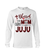 Blessed To Be Called Mom And Juju Long Sleeve Tee tile
