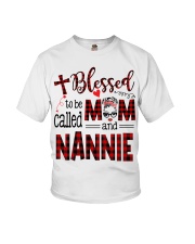 Blessed To Be Called Mom And Nannie Youth T-Shirt tile