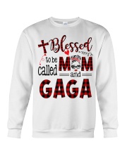 Blessed To Be Called Mom And Gaga Crewneck Sweatshirt tile