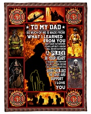 To My Dad Small Fleece Blanket - 30" x 40" front