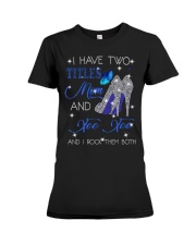 I Have Two Titles Mom And Xee-Xee Premium Fit Ladies Tee tile