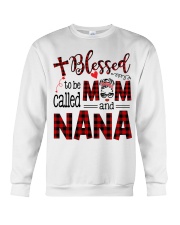 Blessed To Be Called Mom And Nana Crewneck Sweatshirt tile