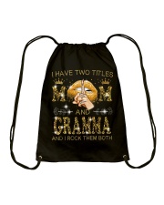 I Have Two Titles Mom And Gramma Drawstring Bag tile