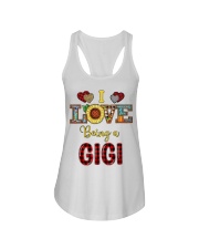 I Love Being A Gigi Ladies Flowy Tank tile
