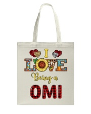 I Love Being A Omi Tote Bag tile