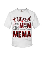 Blessed To Be Called Mom And Mema Youth T-Shirt tile