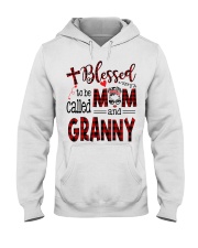 Blessed To Be Called Mom And Granny Hooded Sweatshirt tile