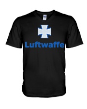 German Air Force Luftwaffe Military Veteran T Shir V-Neck T-Shirt thumbnail