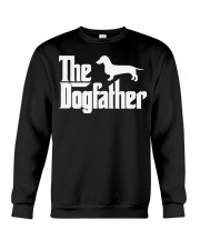 Dachshund The Dog Father Funny T Shirt Dog Lover T Crewneck Sweatshirt thumbnail