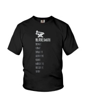 Mens Bladesmith Shirt Knife Types List Blacksmith Youth T-Shirt thumbnail