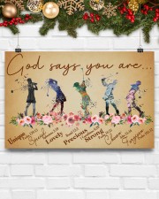 Golf God Says You Are 17x11 Poster aos-poster-landscape-17x11-lifestyle-28