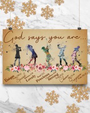 Golf God Says You Are 17x11 Poster aos-poster-landscape-17x11-lifestyle-30