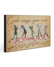 Golf God Says You Are canvas-wrap-print tile