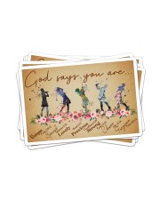 Golf God Says You Are Sticker tile