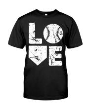 Baseball Love Classic T-Shirt front