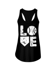 Baseball Love Ladies Flowy Tank tile