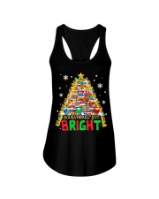 Books Make You Bright Ladies Flowy Tank tile