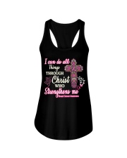 I Can Do All Things Through Christ Ladies Flowy Tank tile