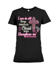 I Can Do All Things Through Christ Premium Fit Ladies Tee tile