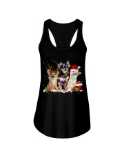 Chihuahua Christmas Ladies Flowy Tank tile