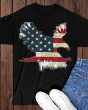 Eagle USA Flag Classic T-Shirt apparel-classic-tshirt-lifestyle-front-158