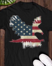Eagle USA Flag Classic T-Shirt apparel-classic-tshirt-lifestyle-front-160