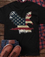 Eagle USA Flag Classic T-Shirt apparel-classic-tshirt-lifestyle-front-270