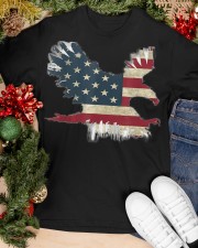 Eagle USA Flag Classic T-Shirt apparel-classic-tshirt-lifestyle-front-82