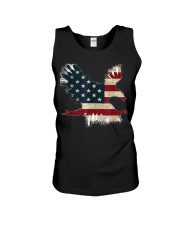 Eagle USA Flag Unisex Tank tile