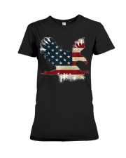Eagle USA Flag Premium Fit Ladies Tee tile