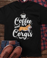 Corgis And Coffee Classic T-Shirt apparel-classic-tshirt-lifestyle-front-270