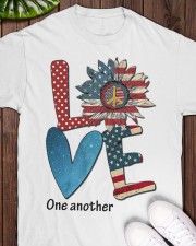 Hippie - Love One Another Classic T-Shirt apparel-classic-tshirt-lifestyle-front-160