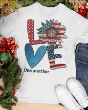 Hippie - Love One Another Classic T-Shirt apparel-classic-tshirt-lifestyle-front-82