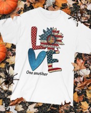 Hippie - Love One Another Classic T-Shirt custom-t-shirts-classic-lifestyle-front-320